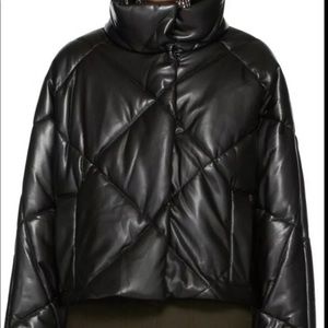Stand Studio Aina Quilted Faux leather jacket- Brand New. Size 34 (XS).